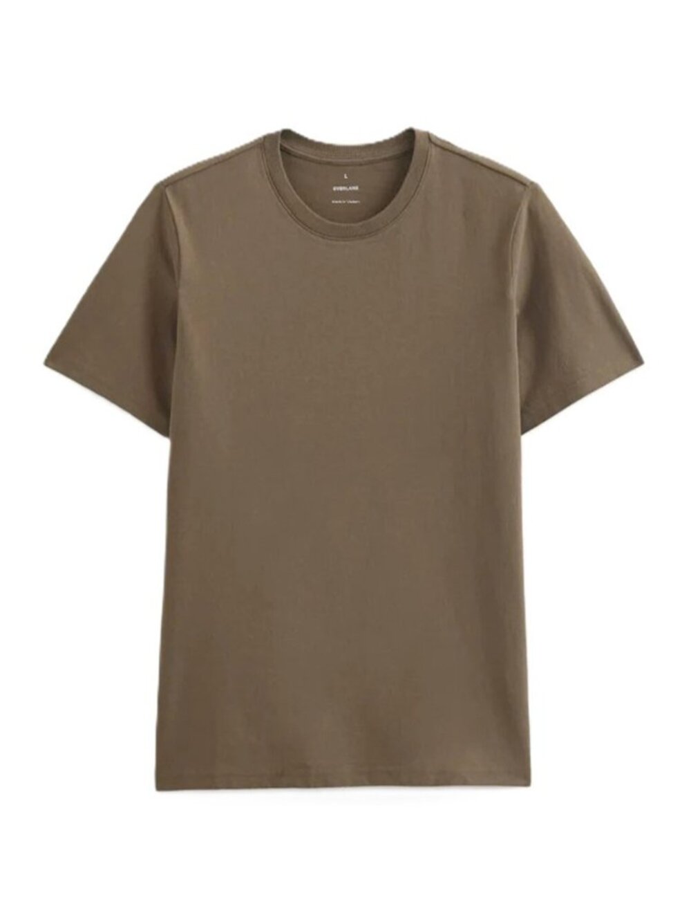 Everlane Men's Classic Tee Deep Taupe Organic Cotton Large - Picture 1 of 5
